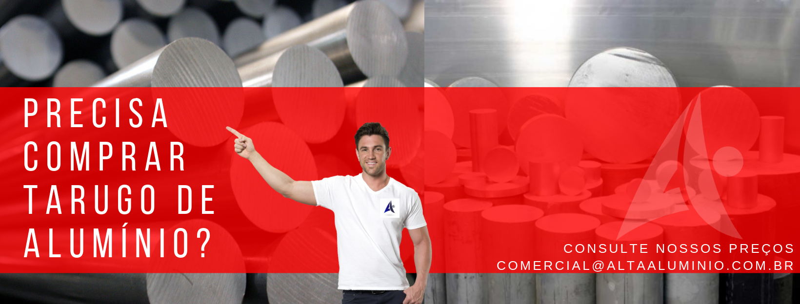 Alta Alumínio, compra de sucata de alumínio, venda de tarugo de alumínio